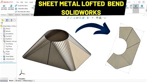 sheet metal cone solidworks|solidworks forming tool sheet metal.